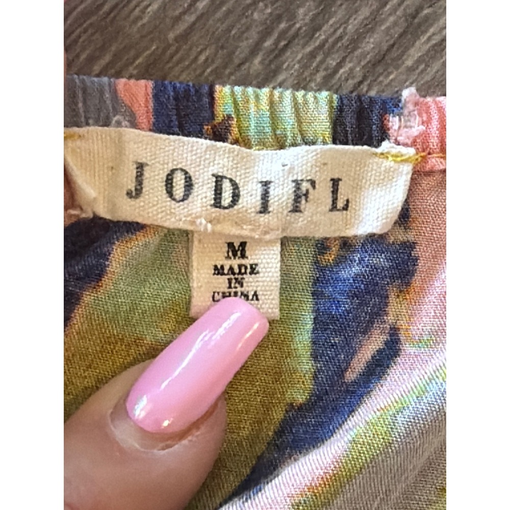 Anthropologie Jodifl Tank Top Babydoll‎ Medium Multi Festival Concert Cruise - Picture 5 of 5